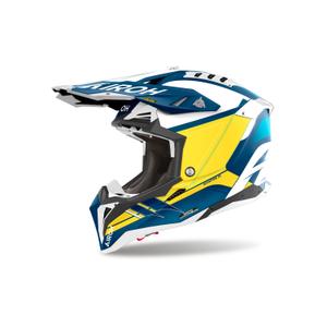 Casca Motocross Airoh Aviator 3 Sabre 2024 Albastru Mat
