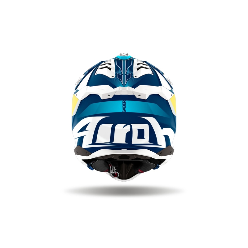 Cască motocross Airoh Aviator 3 Saber albastru mat