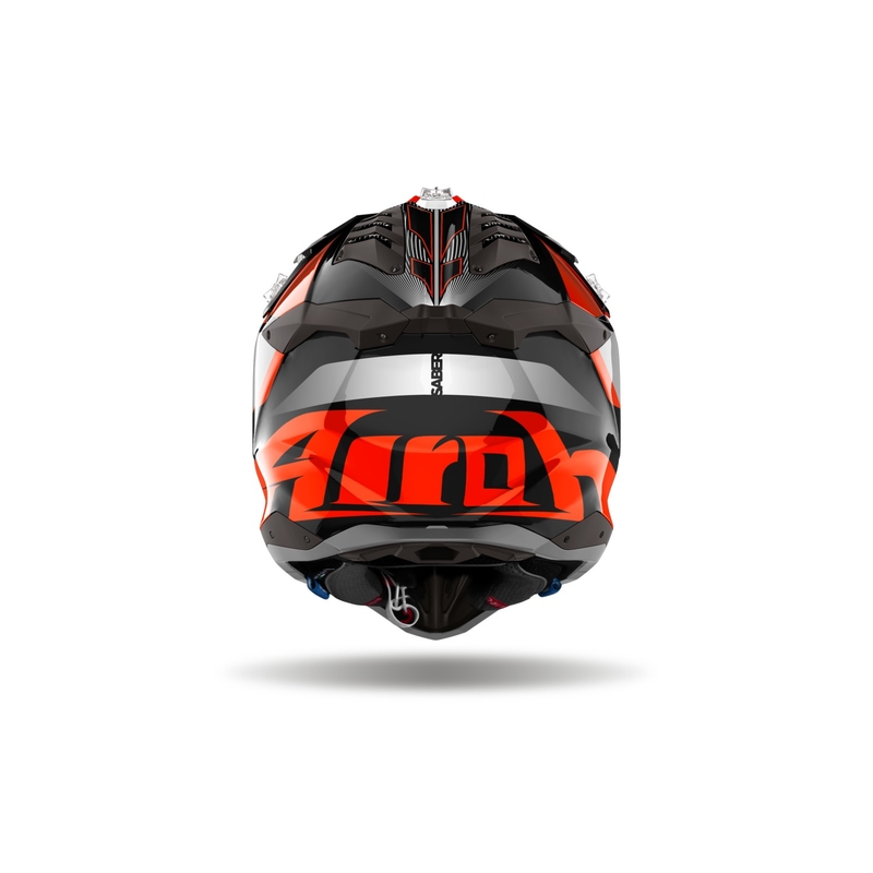Casca motocross Airoh Aviator 3 Sabre 2024 portocaliu lucios
