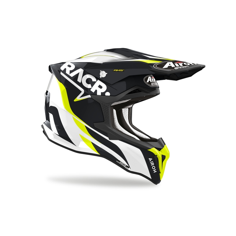 Casca motocross Airoh Strycker Racr 2024 lucioasa lichidare