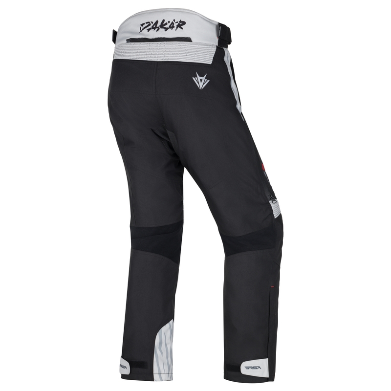RSA Dakar 2 pantaloni de motocicletă negru-gri