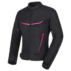 Jachetă de motocicletă pentru femei RSA Runway negru și roz