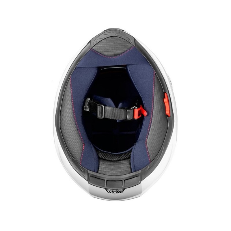 Cască de motocicletă Cassida Apex Fusion Black-Orange-White lichidare