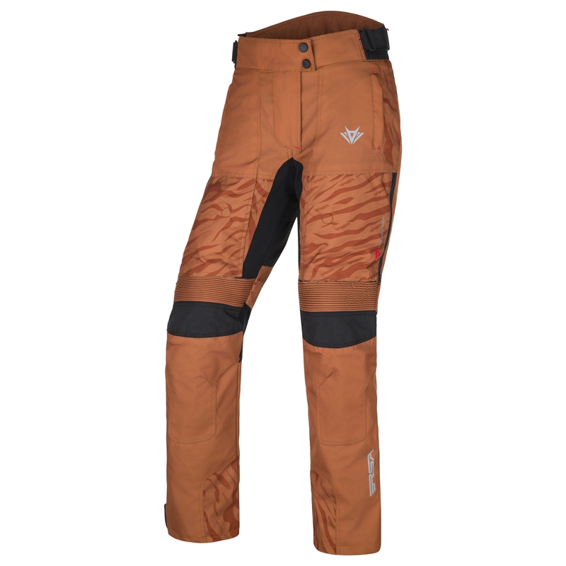 Pantaloni moto pentru femei RSA Dakar 2 negru i nisip