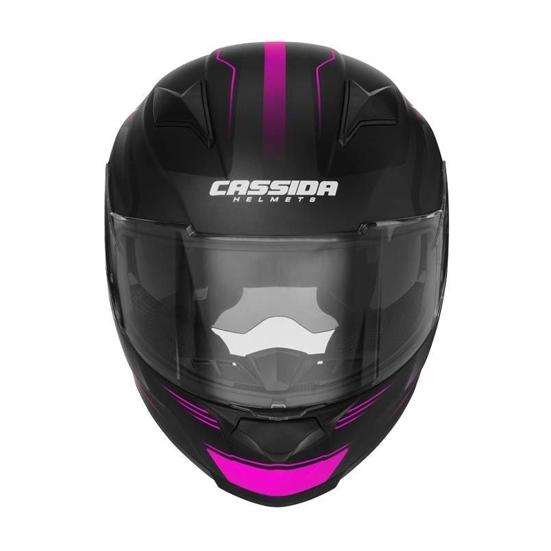 Cască de motocicletă Cassida Apex Fusion Black-Pink-White