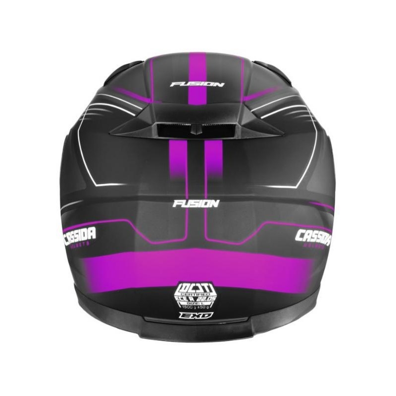 Cască de motocicletă Cassida Apex Fusion Black-Pink-White