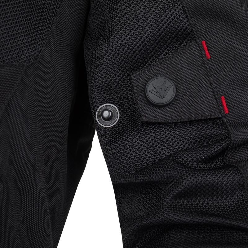 Geaca moto dama RSA Runway alb-negru