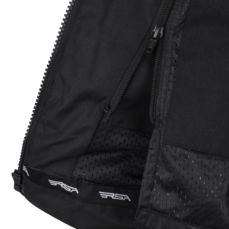 Geaca moto dama RSA Runway alb-negru