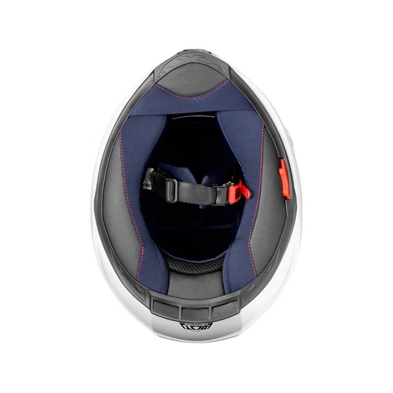 Cască de motocicletă Cassida Apex Fusion negru-roșu-fluo lichidare
