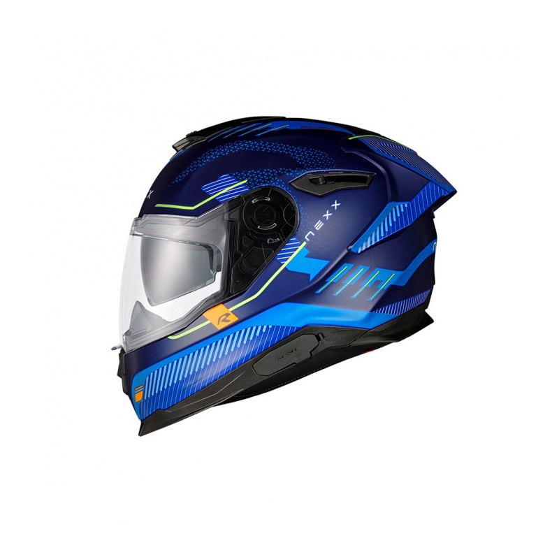 Casca moto integrala Nexx Y.100R Baron albastru lichidare