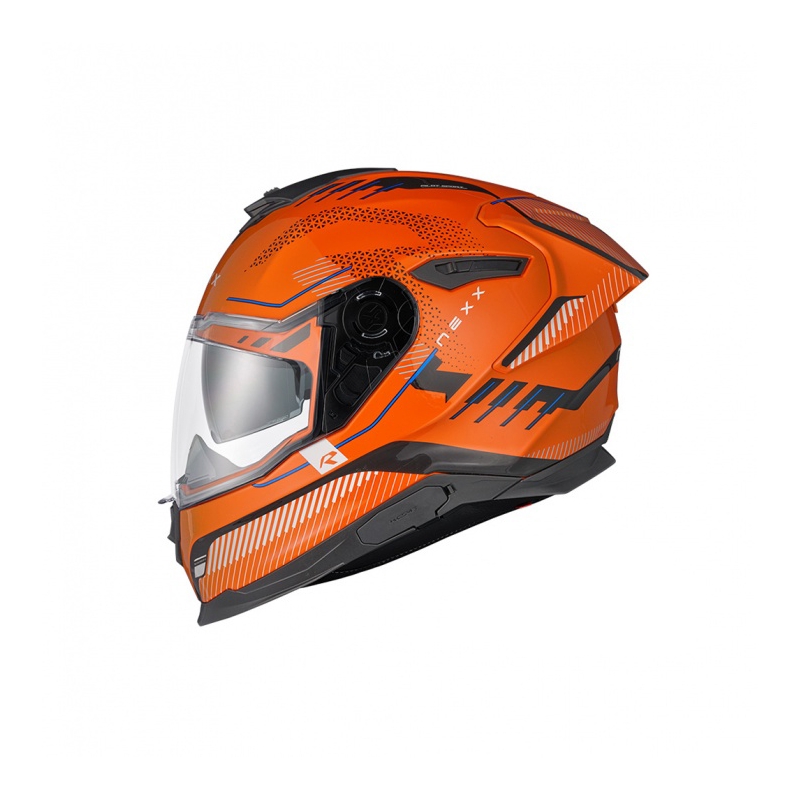 Casca moto integrala Nexx Y.100R Baron portocaliu lichidare
