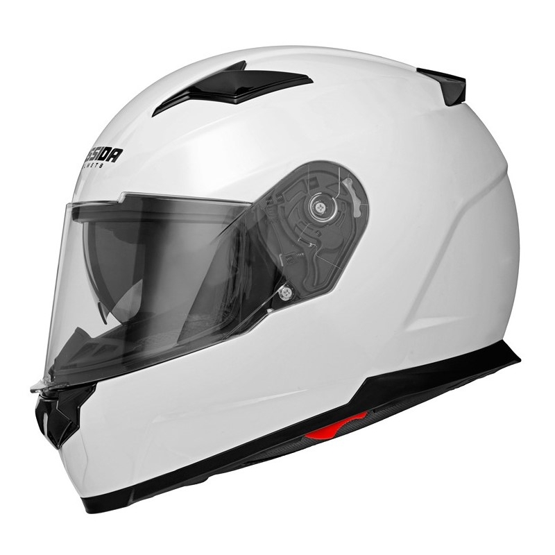 Cască de motocicletă Cassida Apex alb lichidare