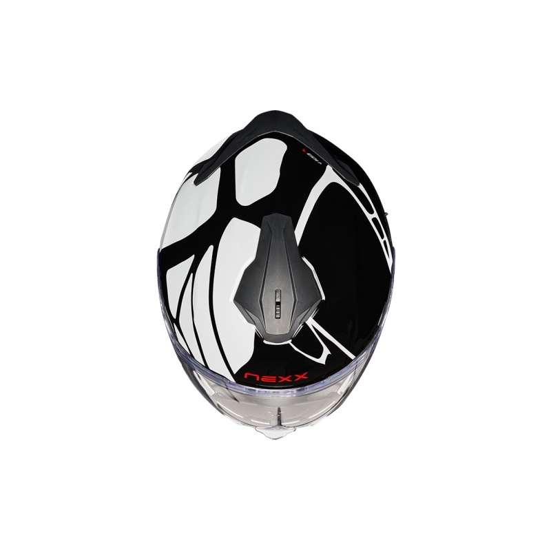Casca moto integrala Nexx Y.100 B-SIDE negru-alb lichidare