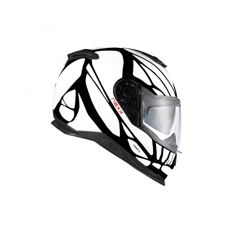 Casca moto integrala Nexx Y.100 B-SIDE negru-alb lichidare