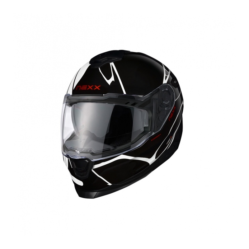 Casca moto integrala Nexx Y.100 B-SIDE negru-alb lichidare