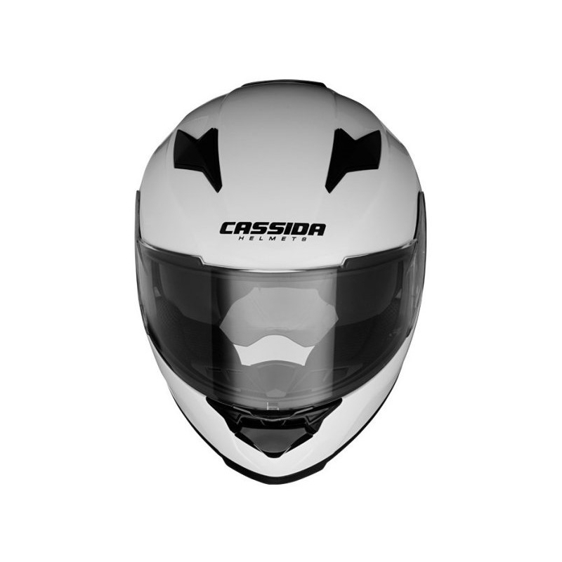 Cască de motocicletă Cassida Apex alb lichidare