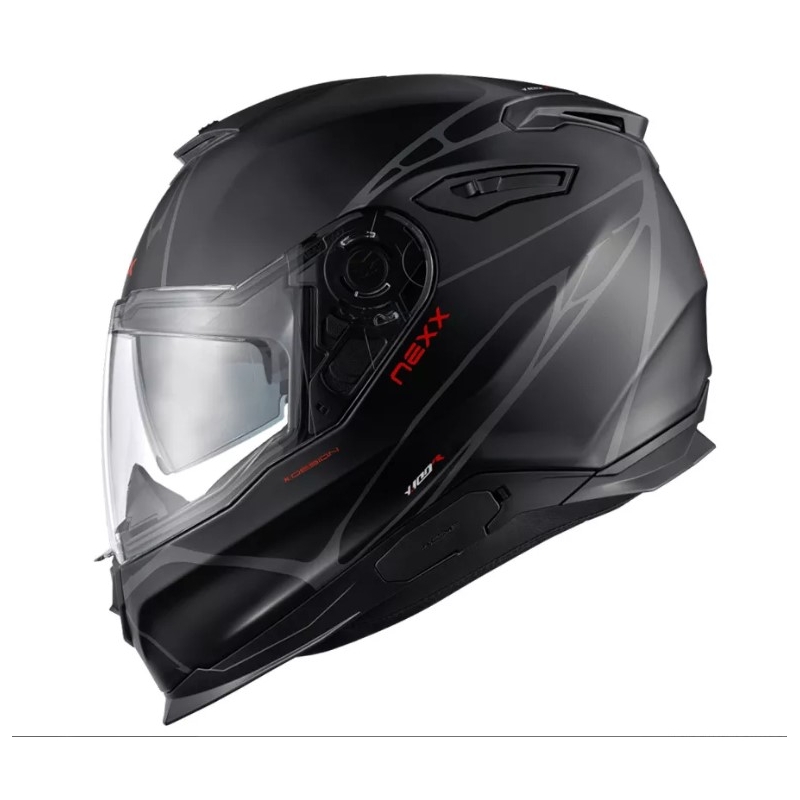 Casca moto integrala Nexx Y.100 B-SIDE negru-gri lichidare