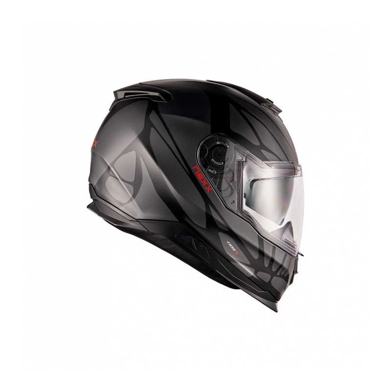Casca moto integrala Nexx Y.100 B-SIDE negru-gri lichidare