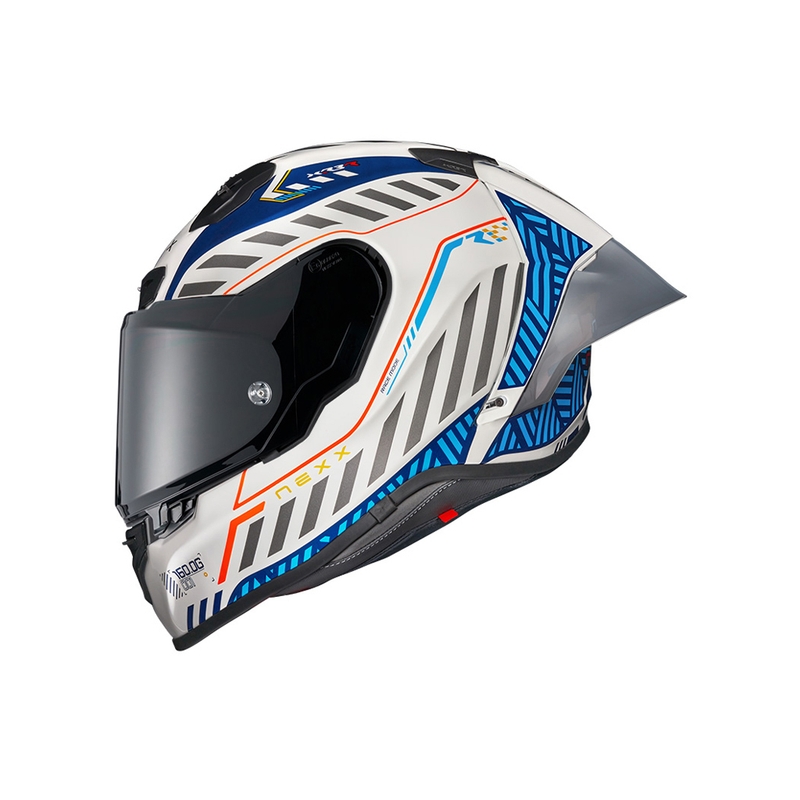 Casca moto integrala Nexx NEXX X.R3R Out Brake alb-albastru lichidare