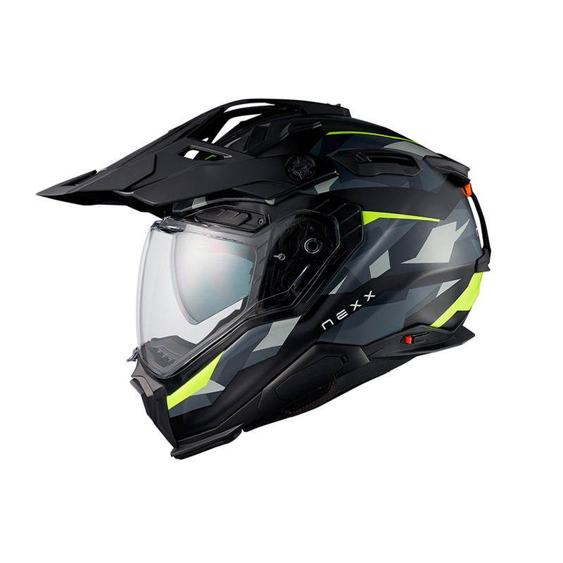 Casca moto enduro Nexx X.WED3 Trailmania gri-galben fluo lichidare