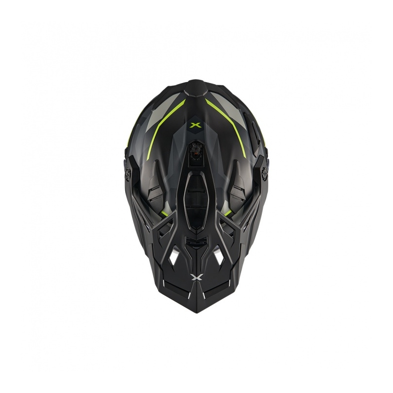 Casca moto enduro Nexx X.WED3 Trailmania gri-galben fluo lichidare