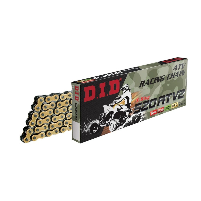 Lant X-Ring ATV D.I.D Chain 520ATV2 94 zale auriu/negru