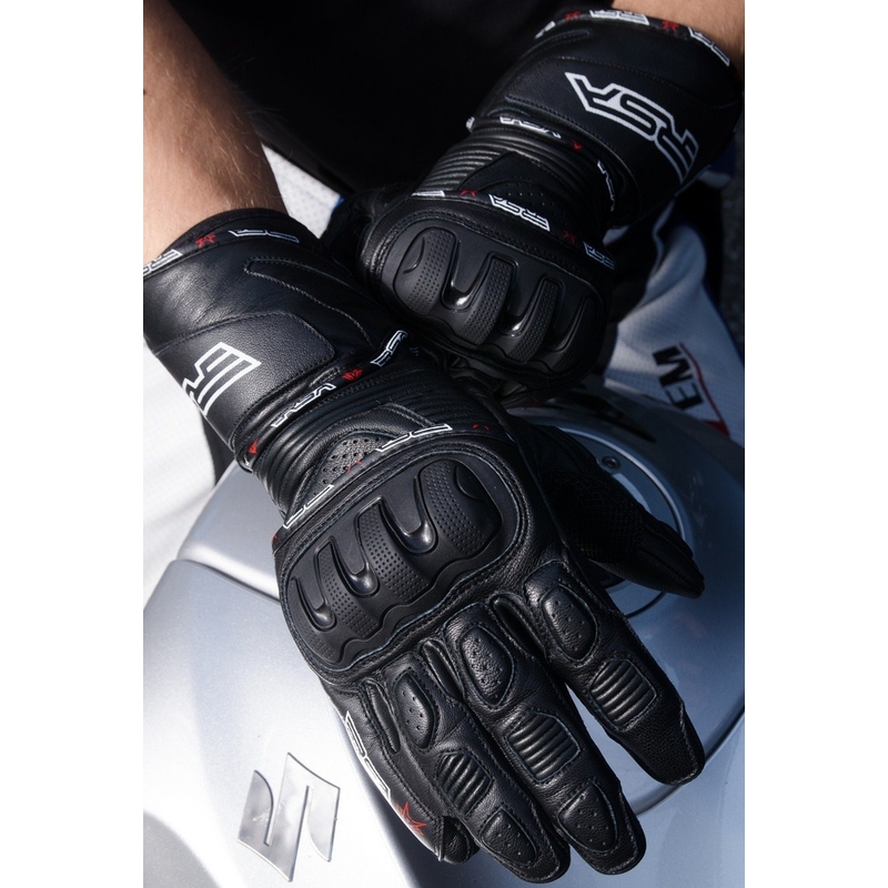 Mănuși de motociclete RSA Gappa negru lichidare