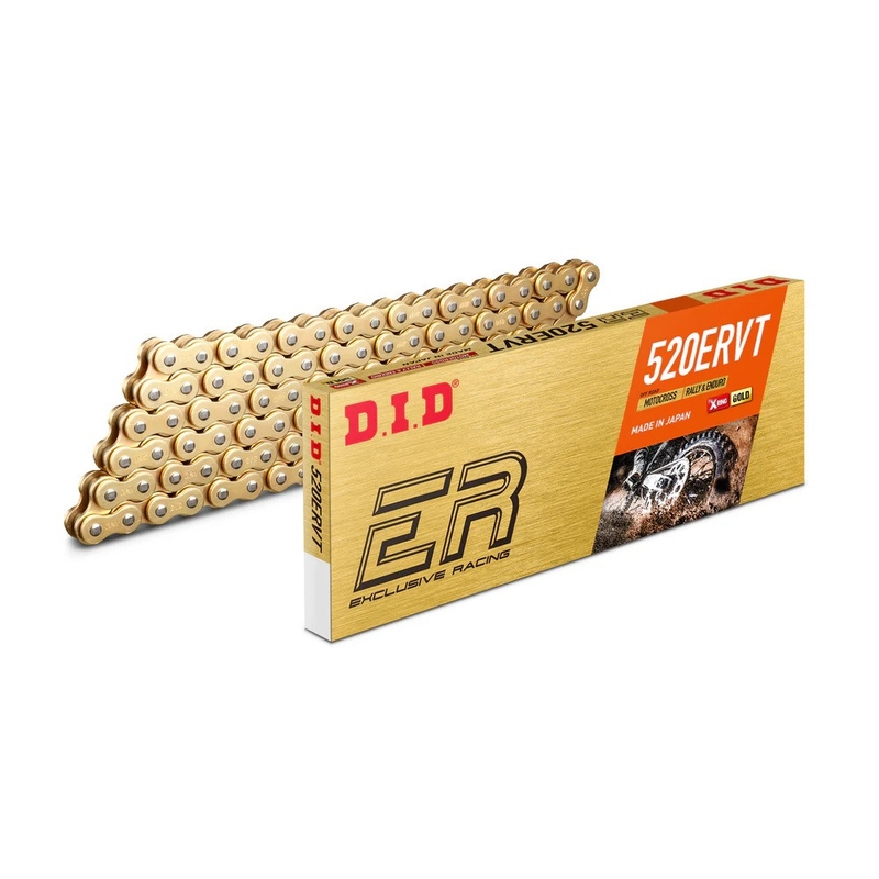 Lant de curse pt. enduro D.I.D Chain 520ERVT 1920 zale Gold/Gold