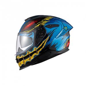 Casca moto integrala Nexx Y.100R Night Rider albastra