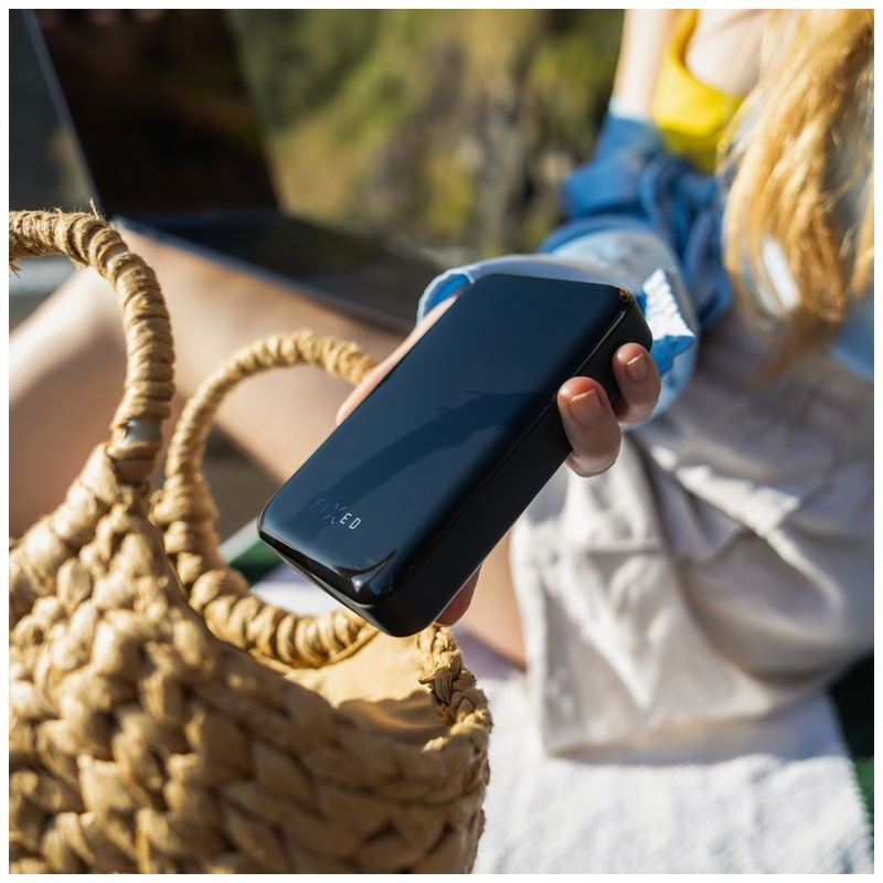 Power bank Fix Zen 20 Pro cu afișaj LCD negru
