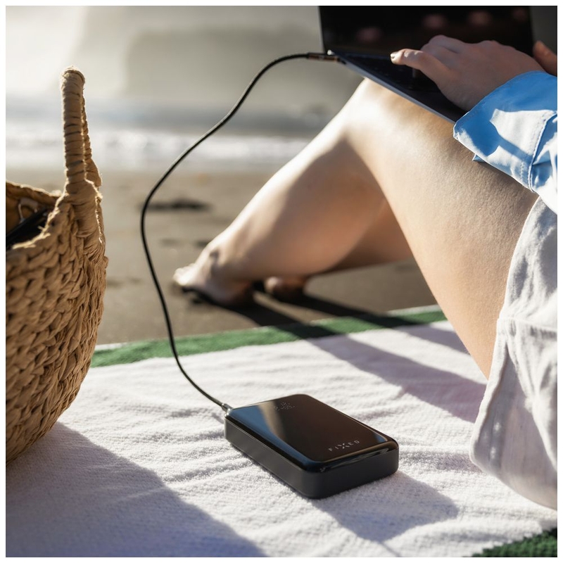 Power bank Fix Zen 20 Pro cu afișaj LCD negru