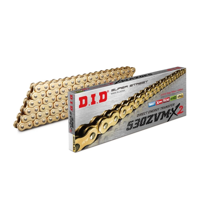 Lant ZVM-X series X-Ring D.I.D Chain 530ZVM-X2 112 zale Gold/Gold