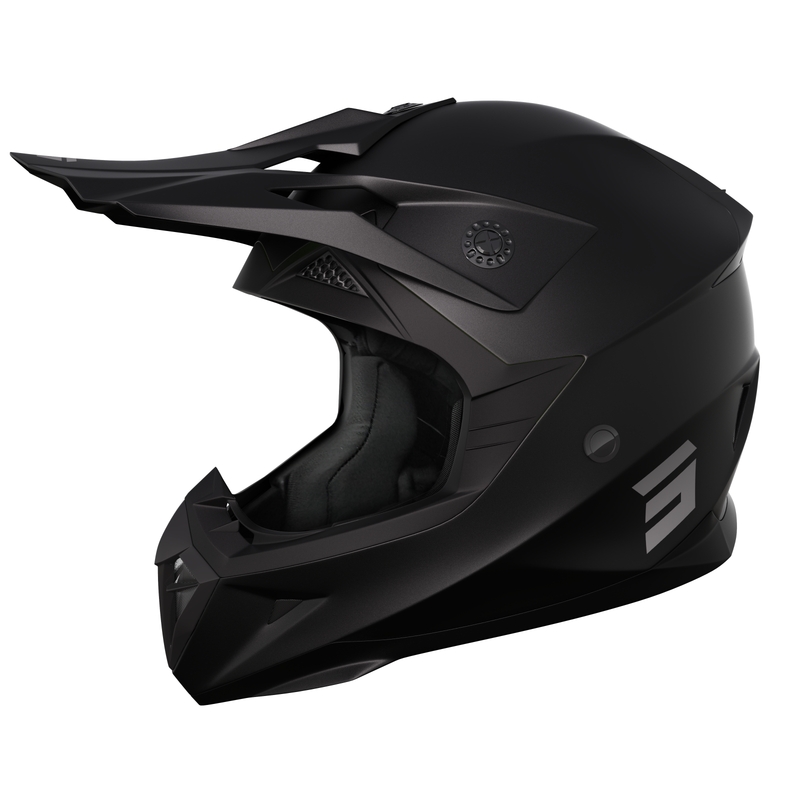 Casca motocross copii Shot Pulse Kid 2.0 negru mat