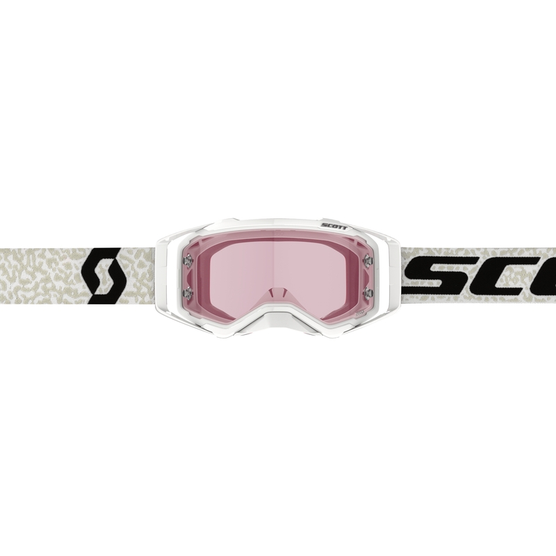 Ochelari de motocross Scott Prospect AMP alb-negru-roz