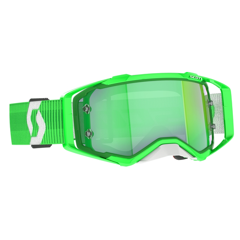 Ochelari de motocross Scott Prospect CH verde-alb-verde