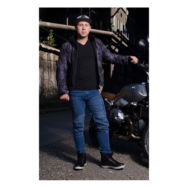 Revit Flare Flare negru jachetă de motocicletă lichidare