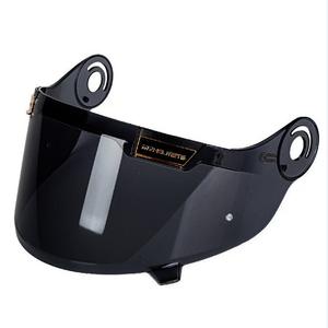 Plexi MT-V-32 Max Vision pentru căști Jarama/Jarama SV închis la culoare cu detalii aurii