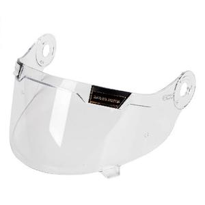 Plexiglass MT-V-32 Max Vision pentru căștile Jarama/Jarama SV transparent cu detalii aurii
