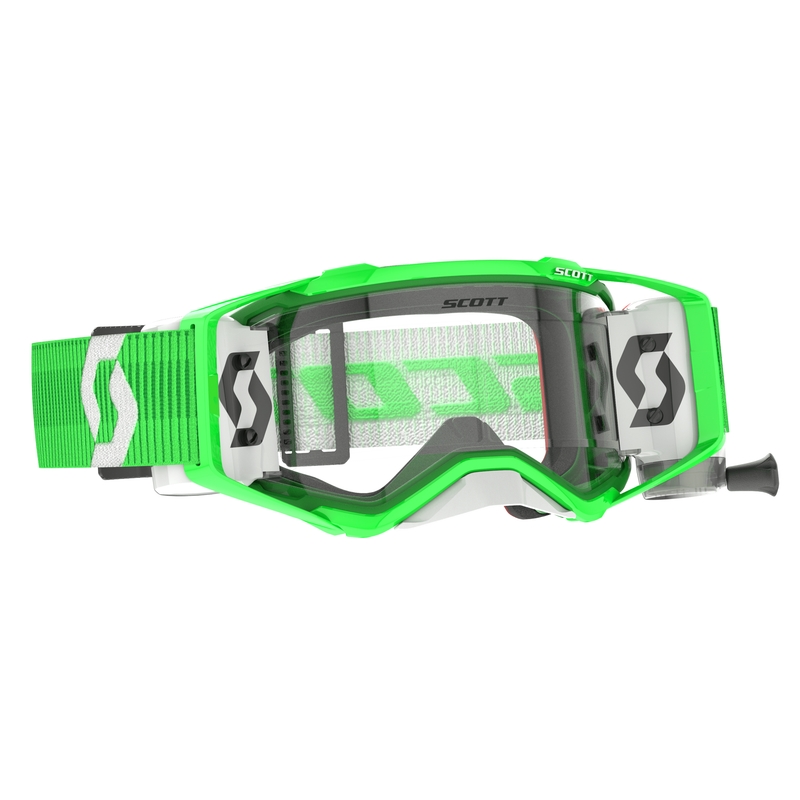 Ochelari de motocross Scott Prospect WFS verde-alb