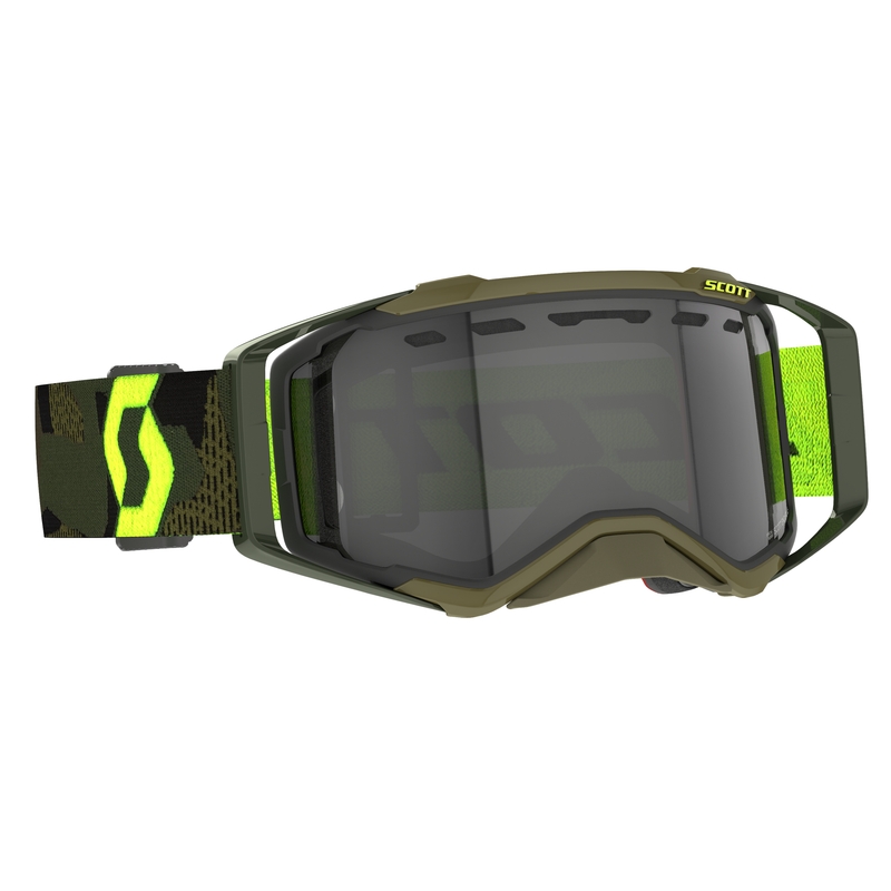 Ochelari de motocross Scott Prospect Enduro LS kaki-fluo galben-gri
