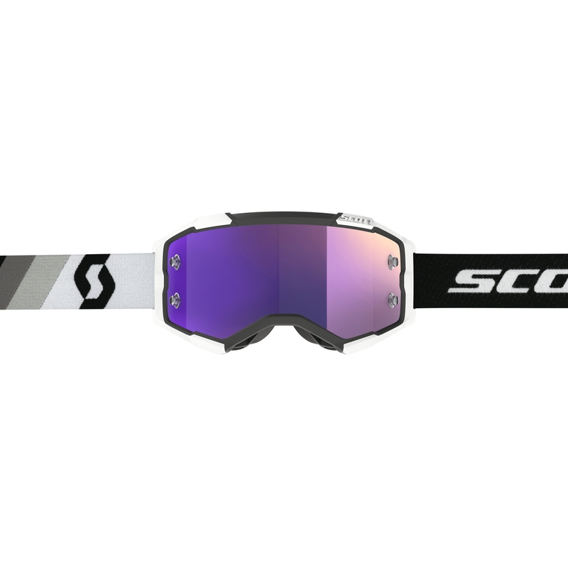 Ochelari de motocross Scott Fury CH Premium negru-alb-violet