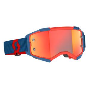 Ochelari de protecție de motocross Scott Fury CH albastru-roșu-portocaliu