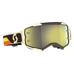 Ochelari de protecție de motocross Scott Fury CH maro-bej-galben
