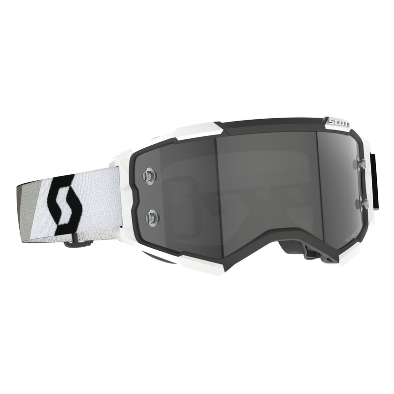Ochelari de motocross Scott Fury LS Premium negru-alb-gri