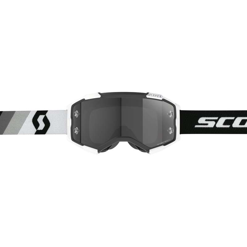 Ochelari de motocross Scott Fury LS Premium negru-alb-gri