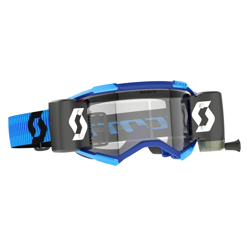 Ochelari de motocross Scott Fury WFS albastru-negru