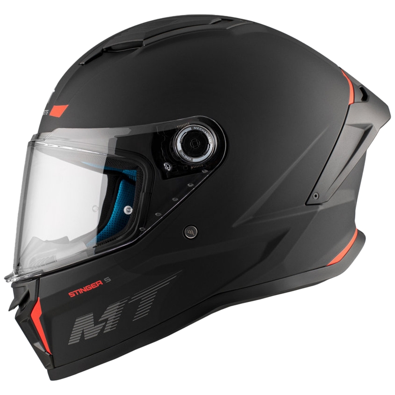 MT Stinger 2 Cască de motocicletă solidă integrală negru mat