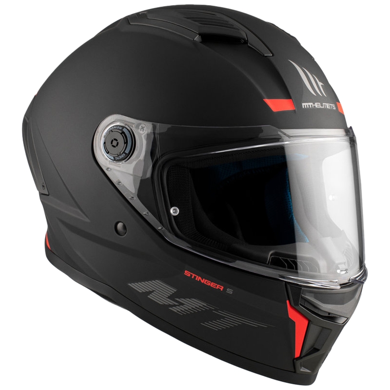 MT Stinger 2 Cască de motocicletă solidă integrală negru mat