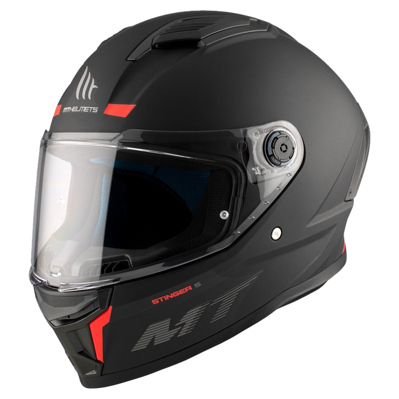 MT Stinger 2 Cască de motocicletă solidă integrală negru mat