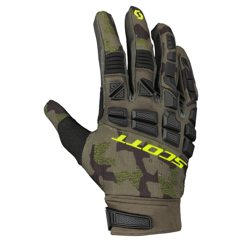 Mănuși moto SCOTT X-PLORE PRO verde armat-galben